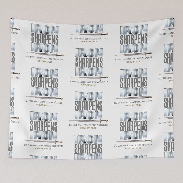 Item preview, Iron sharpens Iron - Proverbs 27:17 designed and sold by Cane & Abel Creations ..