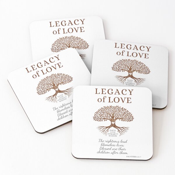 Item preview, Legacy of Love Tree Design – Christian Family Roots Art designed and sold by drip.design.co.