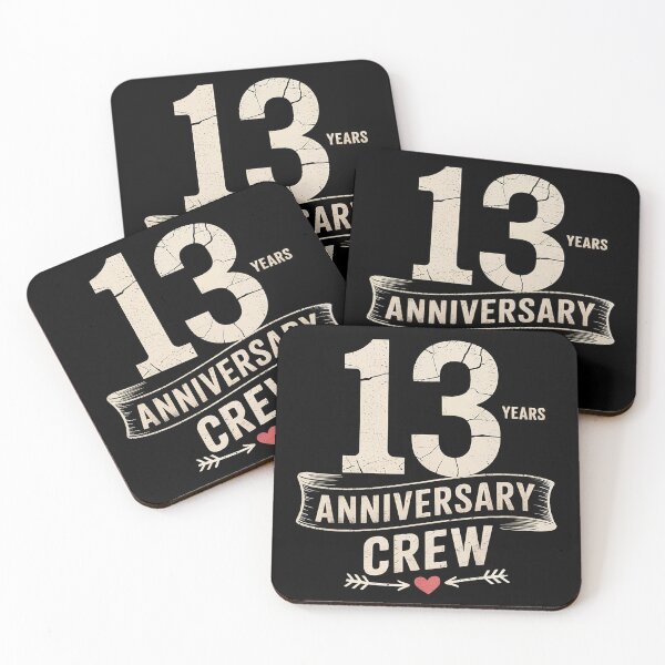 Item preview, 13 years marriage anniversary Crew couple designed and sold by MAKOPOKOShop.