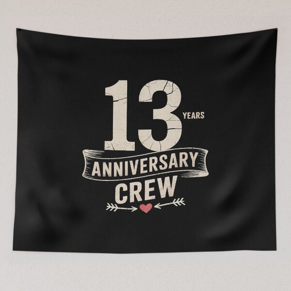 Item preview, 13 years marriage anniversary Crew couple designed and sold by MAKOPOKOShop.