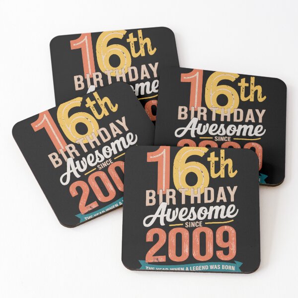 Item preview, 16 Year Old 16th Birthday 2009 designed and sold by MAKOPOKOShop.