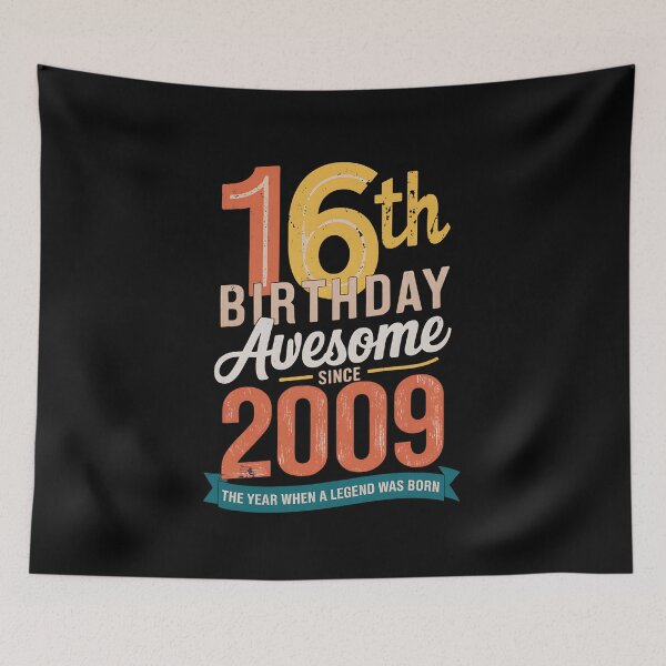 Item preview, 16 Year Old 16th Birthday 2009 designed and sold by MAKOPOKOShop.