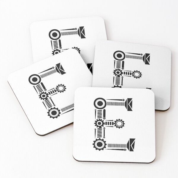 Item preview, Monogram Steampunk E designed and sold by Interrupt Art.