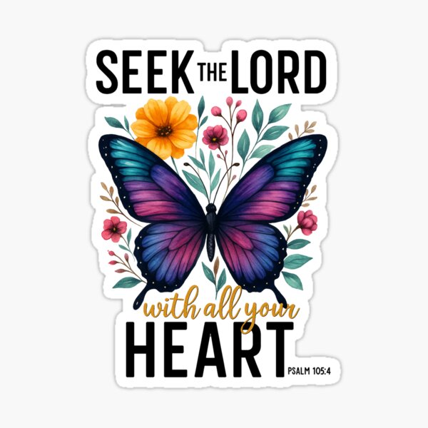 Item preview, Seek the Lords with All your Heart Bible Christian designed and sold by GoodwillDesigns.