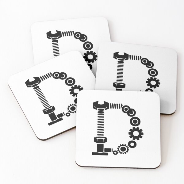 Item preview, Monogram Steampunk D designed and sold by Interrupt Art.