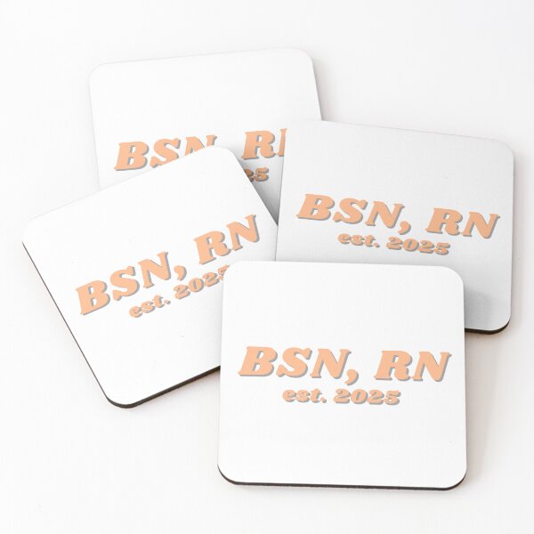 Item preview, BSN, RN Orange- est. 2025 designed and sold by CSdoodles.
