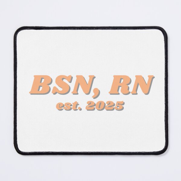 Item preview, BSN, RN Orange- est. 2025 designed and sold by CSdoodles.