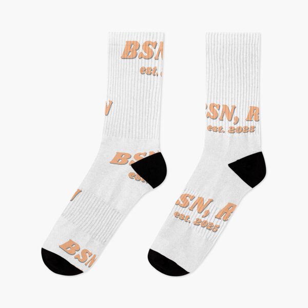 Item preview, BSN, RN Orange- est. 2025 designed and sold by CSdoodles.