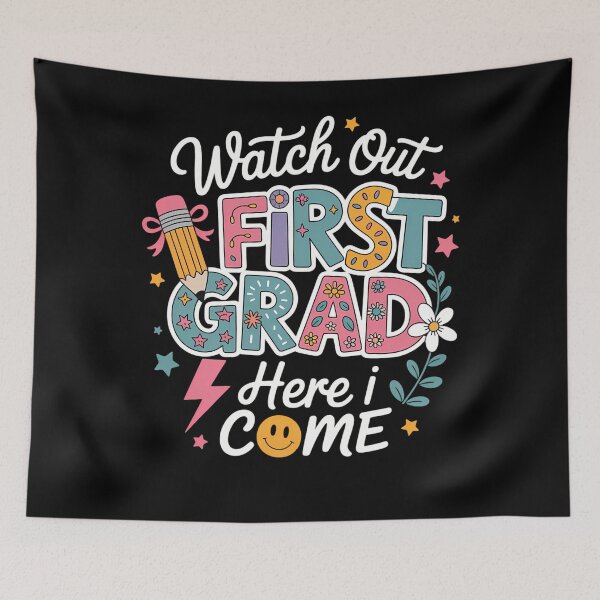 Item preview, Watch Out First Grade Here I Come Back To School 1st Grade designed and sold by brynatshop.