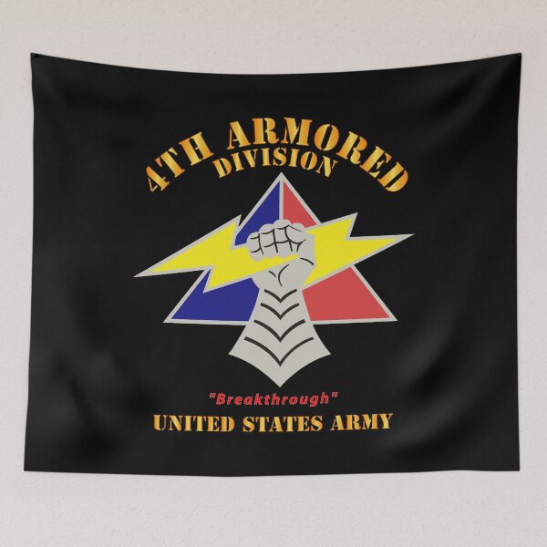 Item preview, Army - DUI - 4th Armored Division - Breakthrough - US Army X 300 designed and sold by Military Insignia Products.