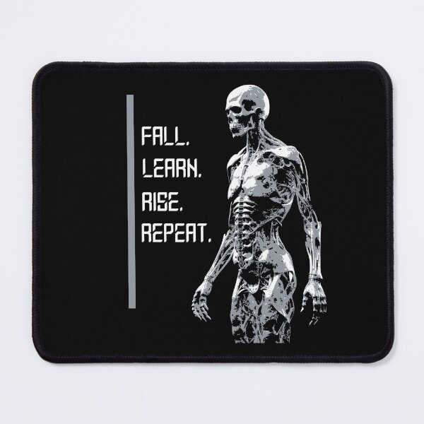 Item preview, Fall. Learn. Rise. Repeat – Human Anatomy Art T Shirt designed and sold by MIDORIDRIP.