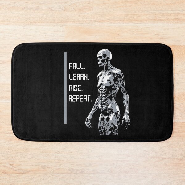 Item preview, Fall. Learn. Rise. Repeat – Human Anatomy Art T Shirt designed and sold by MIDORIDRIP.