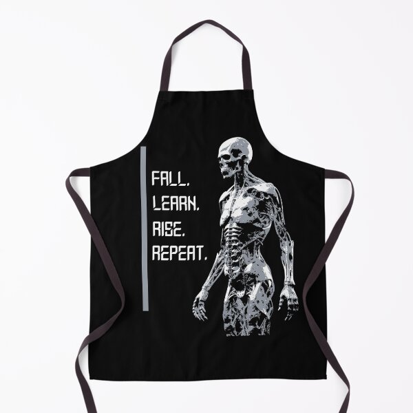 Item preview, Fall. Learn. Rise. Repeat – Human Anatomy Art T Shirt designed and sold by MIDORIDRIP.