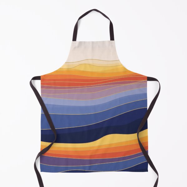 Item preview, Atardecer abstracto moderno: olas oceánicas minimalistas, expresión artística serena y relajante designed and sold by DaisyHouse.