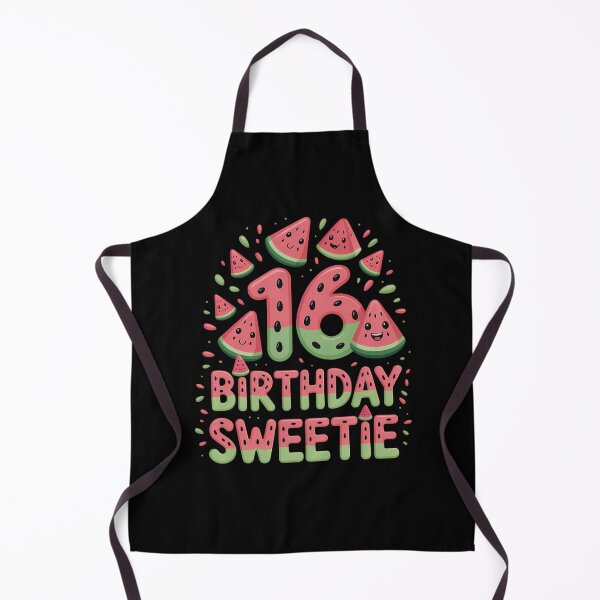 Aperçu de l'œuvre Gâteau à la pastèque 16 ans Joyeux anniversaire à moi créée et vendue par brynatshop.