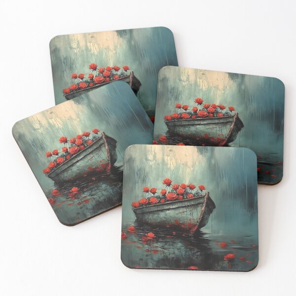 Item preview, Red Roses on a Boat designed and sold by UmagineArts.