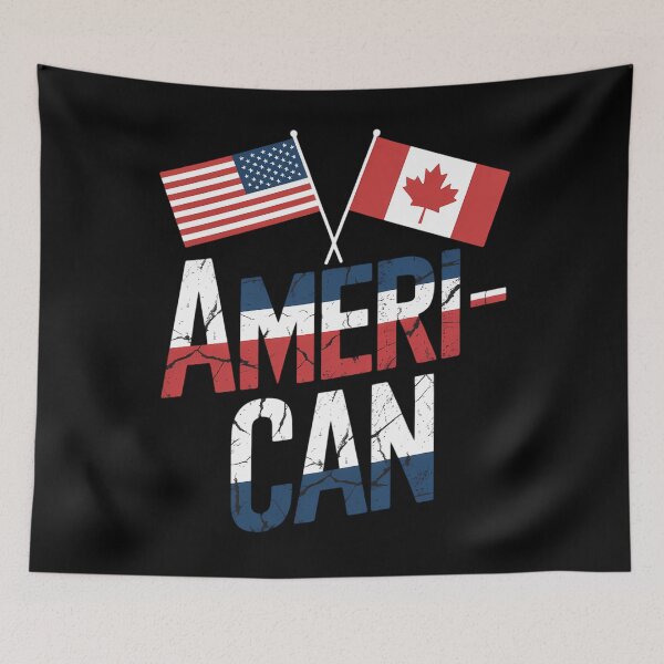 Item preview, Ameri-Can Canada USA Flag Patriotic designed and sold by brynatshop.