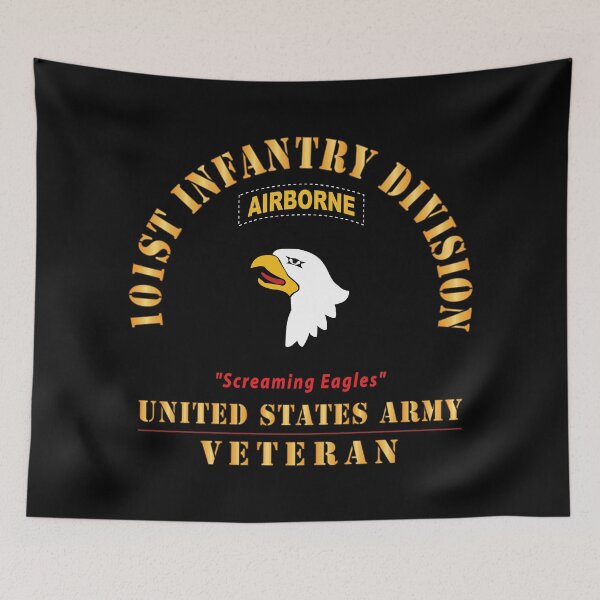 Item preview, Army - SSI - 101st Airborne Division - Screaming Eagles - US Army Veteran X 300 designed and sold by Military Insignia Products.