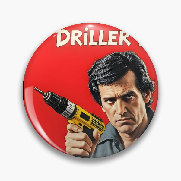 Item preview, Driller Killer 80s Slasher T-Shirt designed and sold by Rune-Designs.