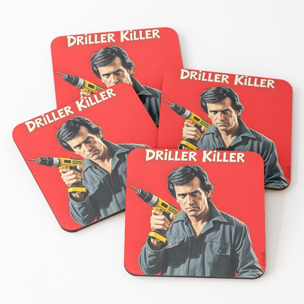 Item preview, Driller Killer 80s Slasher T-Shirt designed and sold by Rune-Designs.