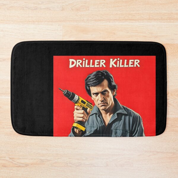Item preview, Driller Killer 80s Slasher T-Shirt designed and sold by Rune-Designs.