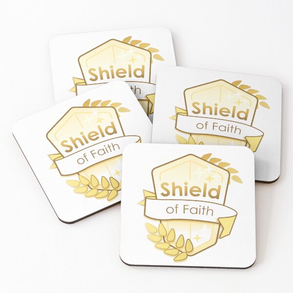 Item preview, Shield of Faith D&D Spell Graphic (Golden Radiance) designed and sold by Samantha Hamilton.