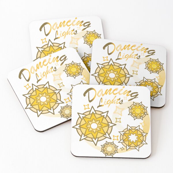 Item preview,  Dancing Lights D&D Cantrip Spell Graphic Gold designed and sold by Samantha Hamilton.