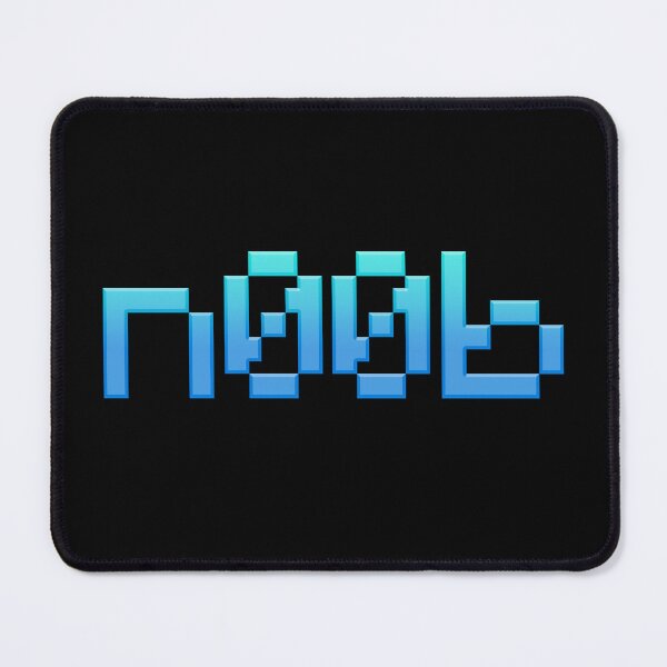 Item preview, n00b in Blue 8-bit Pixel designed and sold by Memes N Lore .