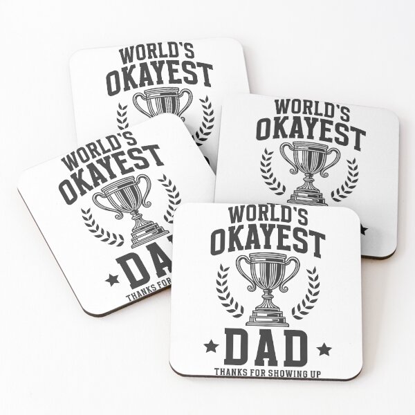 Item preview, World's Okayest Dad designed and sold by karyalangit.