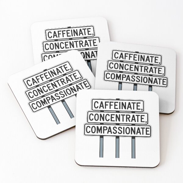 Item preview, Coffee-Fueled Nurse: Caffeinate, Concentrate, Compassionate designed and sold by CuteDesignables.