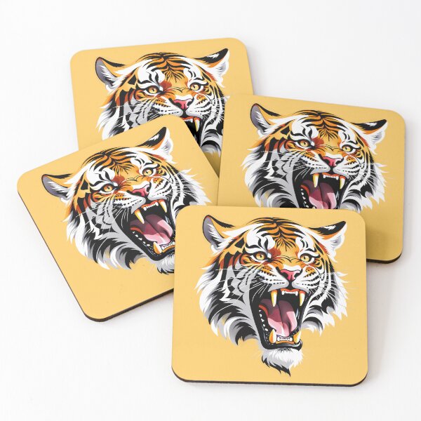 Item preview, Roaring Tiger Head Art designed and sold by CTM ArtStudio.
