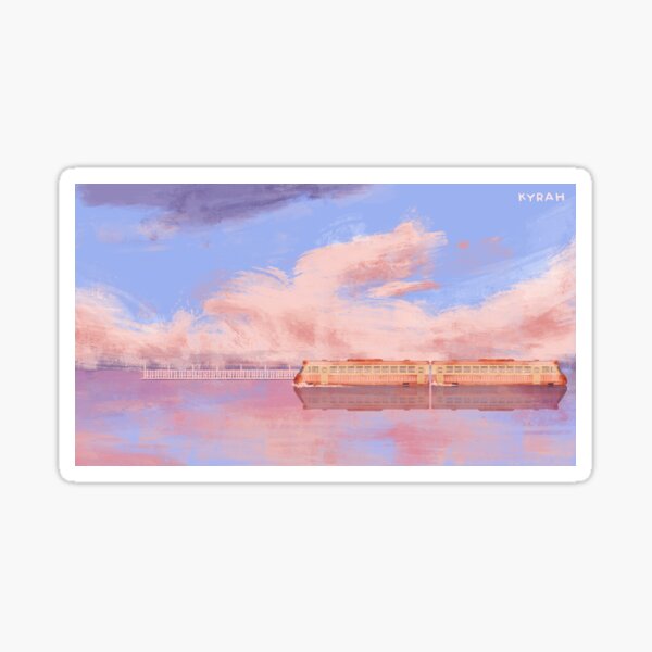 Item preview, Spirited Away Train Station designed and sold by Kyrah Sy.
