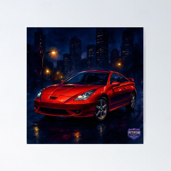 Item preview, 7th Gen Toyota Celica Fanart (Red) designed and sold by Peterson Designs.