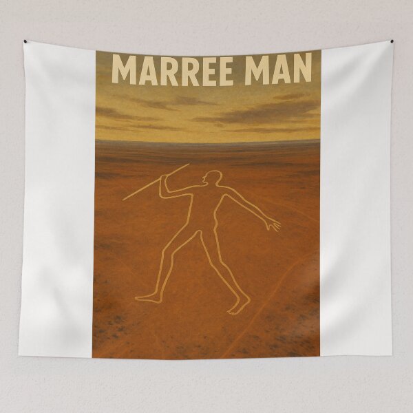 Item preview, Marree Man Outback Geoglyph on Remote Desert Plateau designed and sold by Places On Earth.