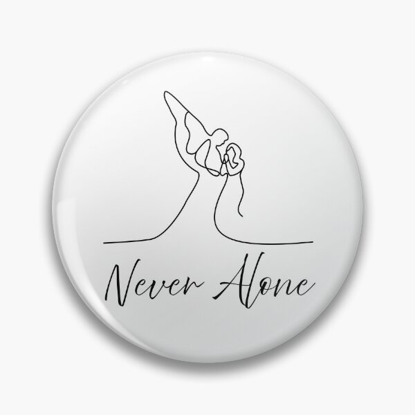 Item preview, Never Alone | Angelic Support designed and sold by Wild Sacred Soul.