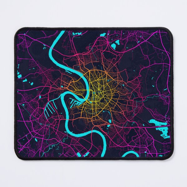 Item preview, Dusseldorf City Map of Germany - Neon designed and sold by deMAP.