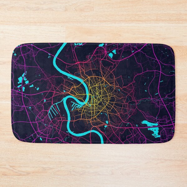 Item preview, Dusseldorf City Map of Germany - Neon designed and sold by deMAP.