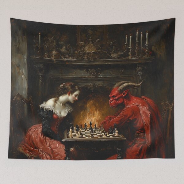 Item preview, Playing Chess With the Devil designed and sold by TheDarkWardrobe.