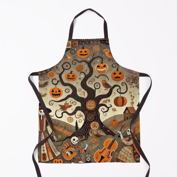 Item preview, Nocturne of the Pumpkin Spirits designed and sold by Dream Bloom Gallery.