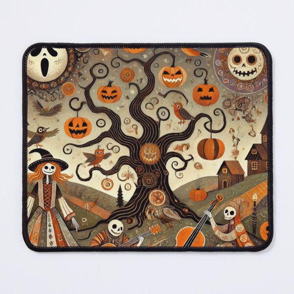 Item preview, Nocturne of the Pumpkin Spirits designed and sold by Dream Bloom Gallery.