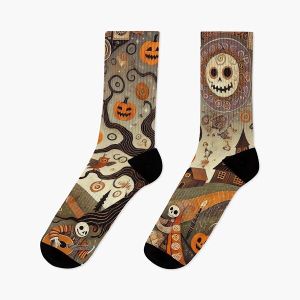 Item preview, Nocturne of the Pumpkin Spirits designed and sold by Dream Bloom Gallery.