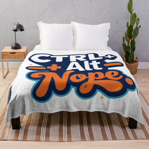 Item preview, Ctrl Alt Nope – Funny Tech Quote Design designed and sold by Irene Catchmind.