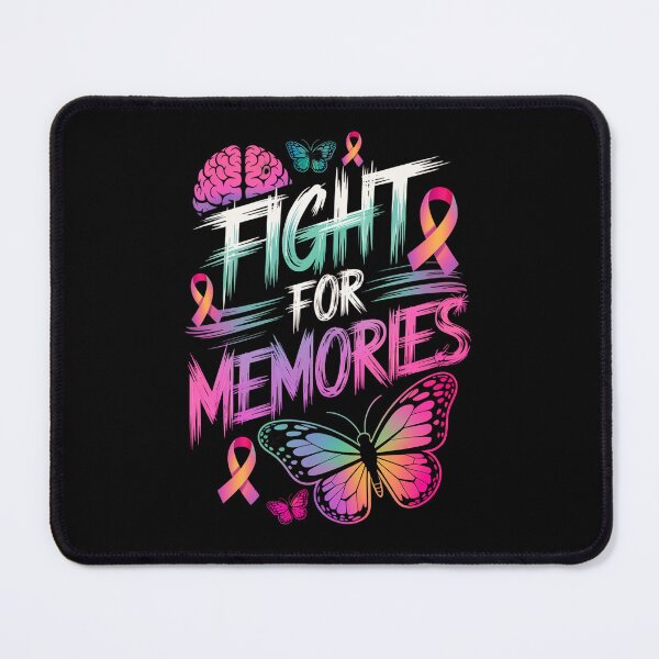 Item preview, Fight for Memories Butterfly Ribbon Brain Awareness designed and sold by Taans-Creation.
