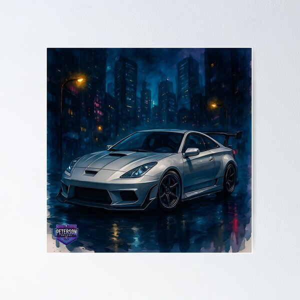 Item preview, 7th Gen Toyota Celica Fanart (Grey) designed and sold by Peterson Designs.