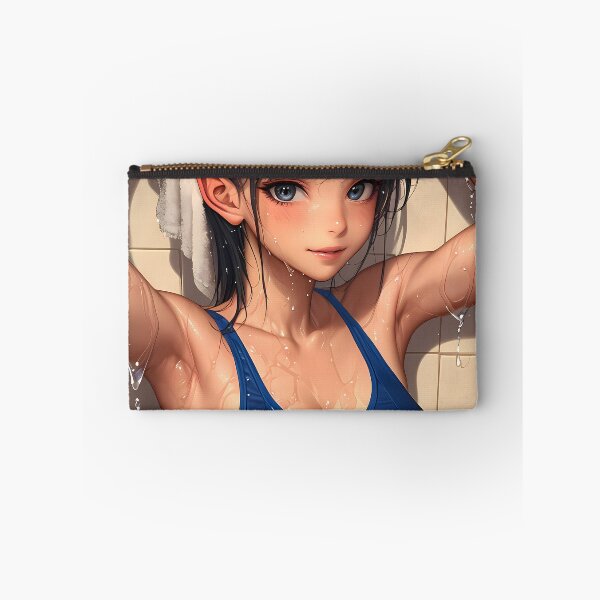 Item preview, Yuuki Sword Art Online Anime Girl Blue Swimsuit Towel Hair Wet Look designed and sold by bolleykoldl.