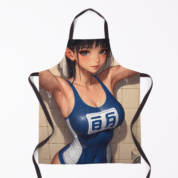 Item preview, Yuuki Sword Art Online Anime Girl Blue Swimsuit Towel Hair Wet Look designed and sold by bolleykoldl.
