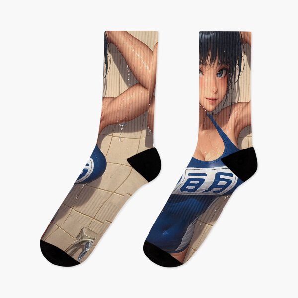 Item preview, Yuuki Sword Art Online Anime Girl Blue Swimsuit Towel Hair Wet Look designed and sold by bolleykoldl.