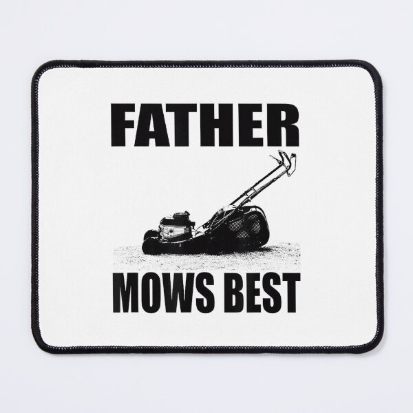 Item preview, Father Mows Best Retro Meme designed and sold by Arfurneauxt.