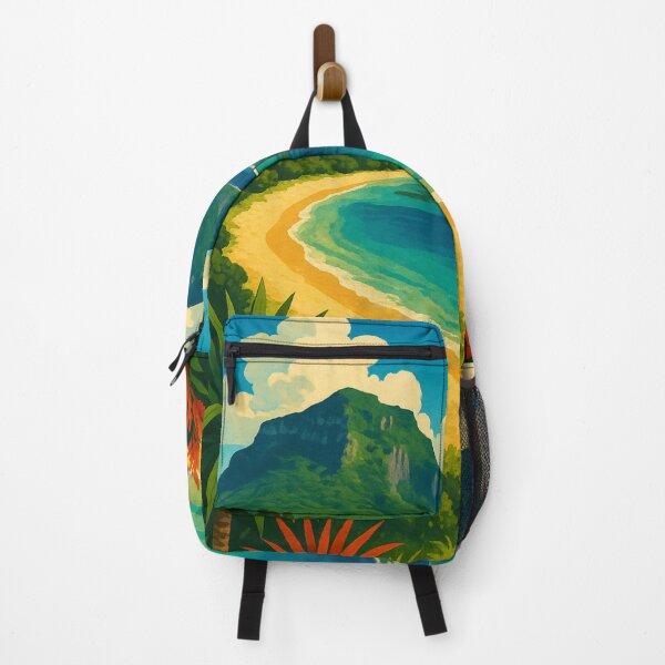Item preview, Lord Howe Island View with Lagoon and Twin Peaks designed and sold by Places On Earth.