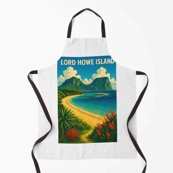 Item preview, Lord Howe Island Sailboats with Beachfront and Mountains designed and sold by Places On Earth.